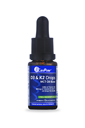 CanPrev - D3 & K2 Drops 15ml