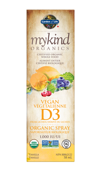 Garden of Life - mykind Organics D3 Spray (vanilla)