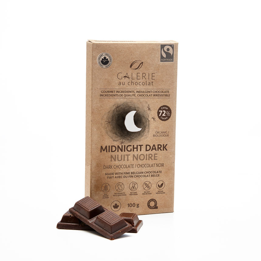 Galerie au Chocolate - Midnight Dark Chocolate (72%)