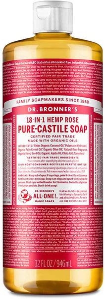 Dr. Bronner's - Rose Liquid Soap