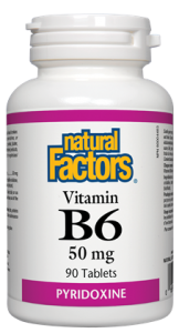 Natural Factors - Vitamin B6 - 50mg Tablets