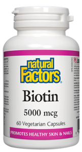 Natural Factors - Biotin 5000mcg