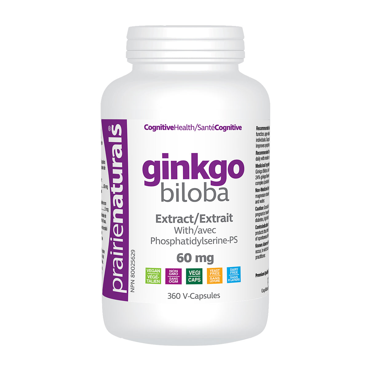 Prairie Naturals - Ginko Biloba (60mg)