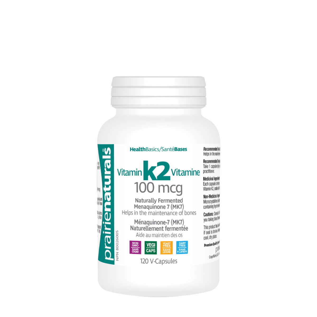 Prairie Naturals - K2 (100mcg)