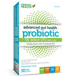 Genuine Health Advanced Gut Health Probiotic 15 Billion CFU