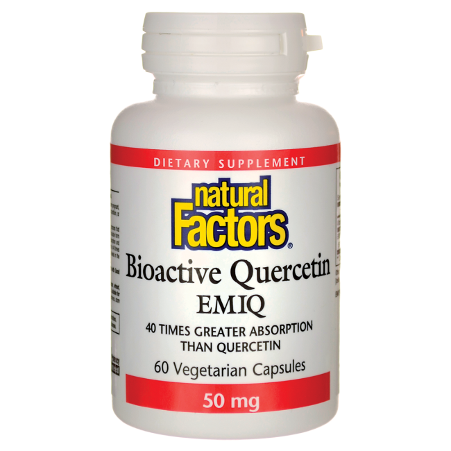 Natural Factors - Bioactive Quercetin EMIQ 50 mg