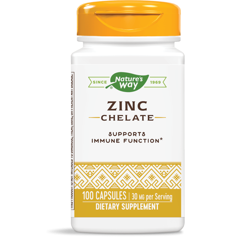 Nature's Way - Zinc Chelate (30mg)