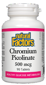 Natural Factors - Chromium Picolinate 500mcg