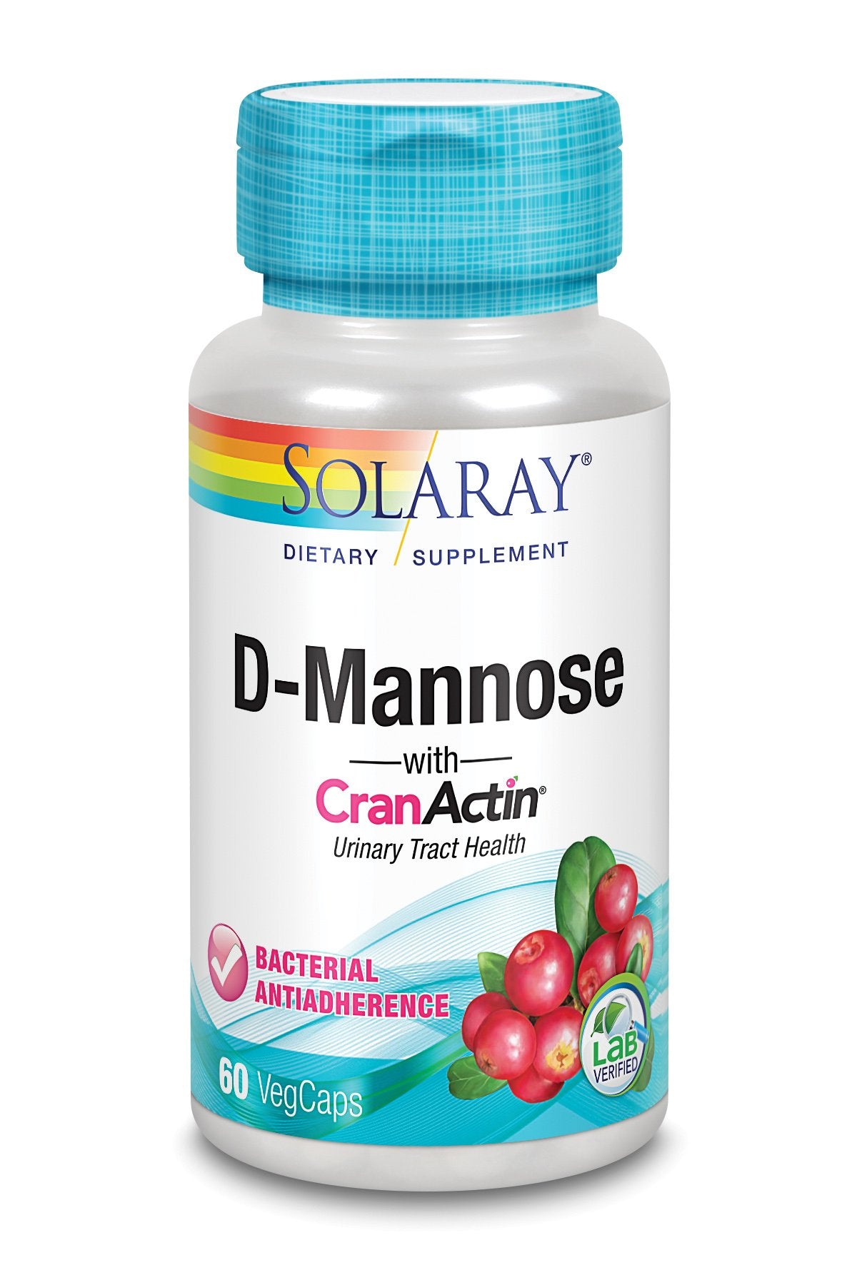 Solaray - D-Mannose with CranActin Cranberry Extract
