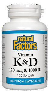 Natural Factors - Vitamin K & D