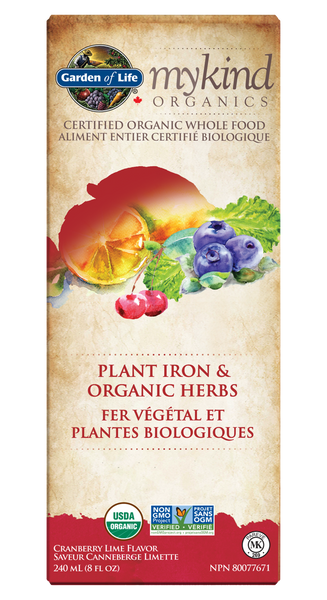 Garden of Life - Plant Iron & Organic Herbs (cran-lime)