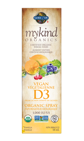 Garden of Life - mykind Organics D3 Spray (vanilla)