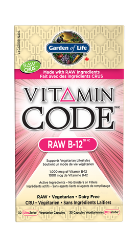 Garden of Life - Vitamin Code RAW B-12