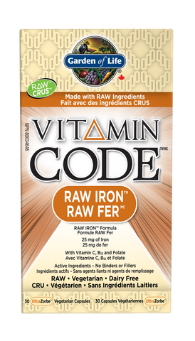 Garden of Life - Vitamin Code RAW Iron