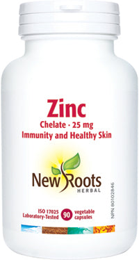 New Roots - Zinc Chelate 25mg