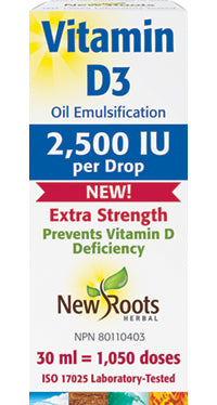 New Roots - Vitamin D3 2,500 IU (Liquid)