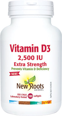New Roots - Vitamin D3 2500 IU (Extra Strength)