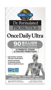 Garden of Life - Dr Formulated Probiotics Once Daily Ultra 90 Billion