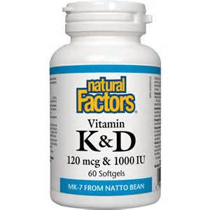 Natural Factors - Vitamin K & D