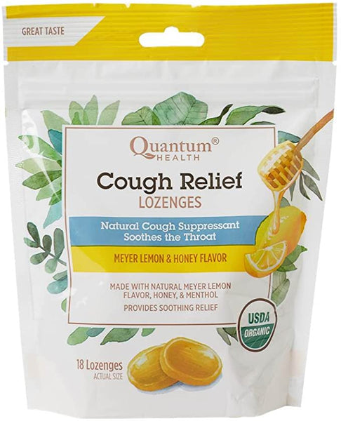 Quantum - Cough Relief Lozenge (Lemon & Honey)