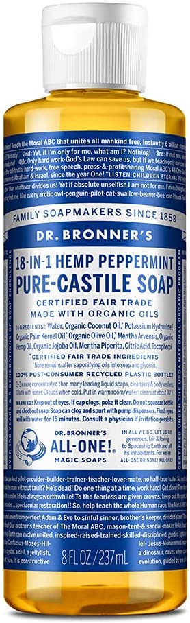 Dr. Bronner's - Peppermint Liquid Soap