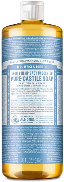 Dr. Bronner's - Unscented Liquid Soap