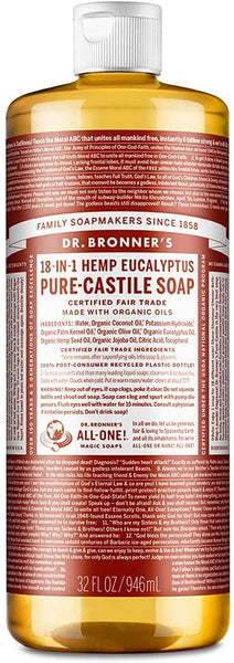Dr. Bronner's - Eucalyptus Liquid Soap