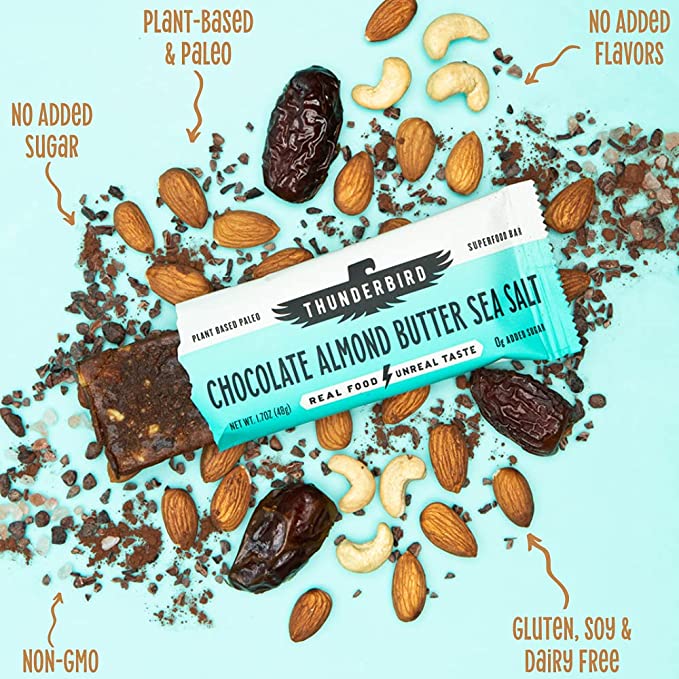 Thunderbird Bar - Chocolate Almond Butter Sea Salt