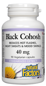 Natural Factors Black Cohosh 40mg