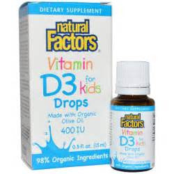 Natural Factors - Vitamin D3 Kids 400 IU