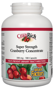 Natural Factors Cran Rich Super Strength Cranberry Concentrate 36:1