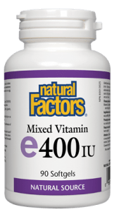 Natural Factors - mixed vitamin E 400IU