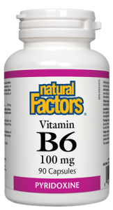 Natural Factors - Vitamin B6 - 100mg Capsules