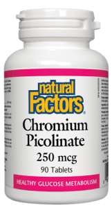 Natural Factors - Chromium Picolinate 250 mcg