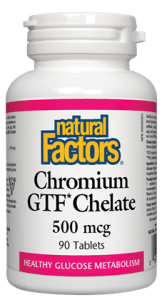 Natural Factors - Chromium GTF 500mcg