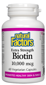 Natural Factors -Biotin Extra Strength 10,000mcg