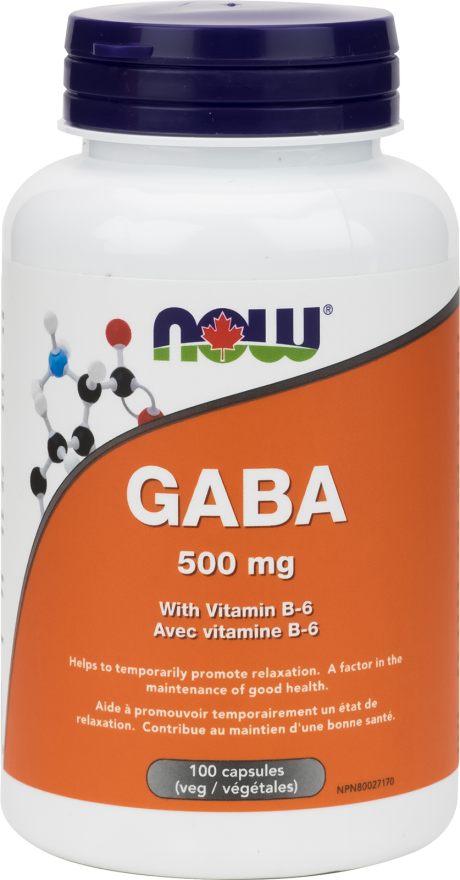 NOW - GABA (500mg)+B6