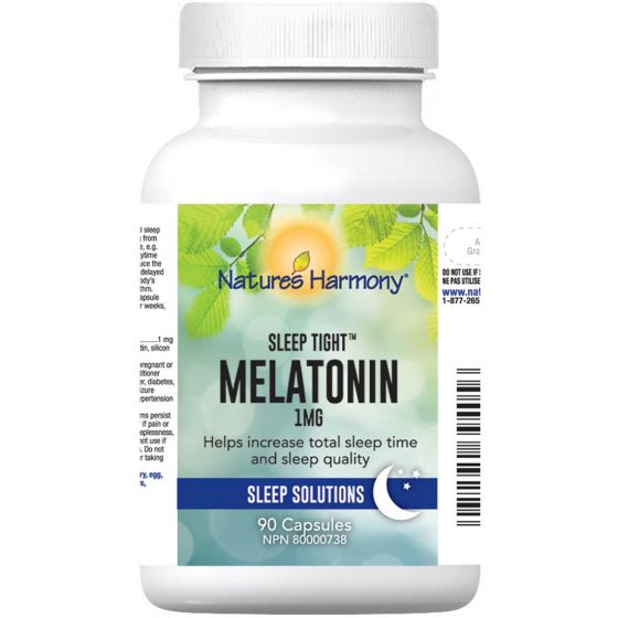 Nature’s Harmony® - Melatonin 1mg (90 Capsules)