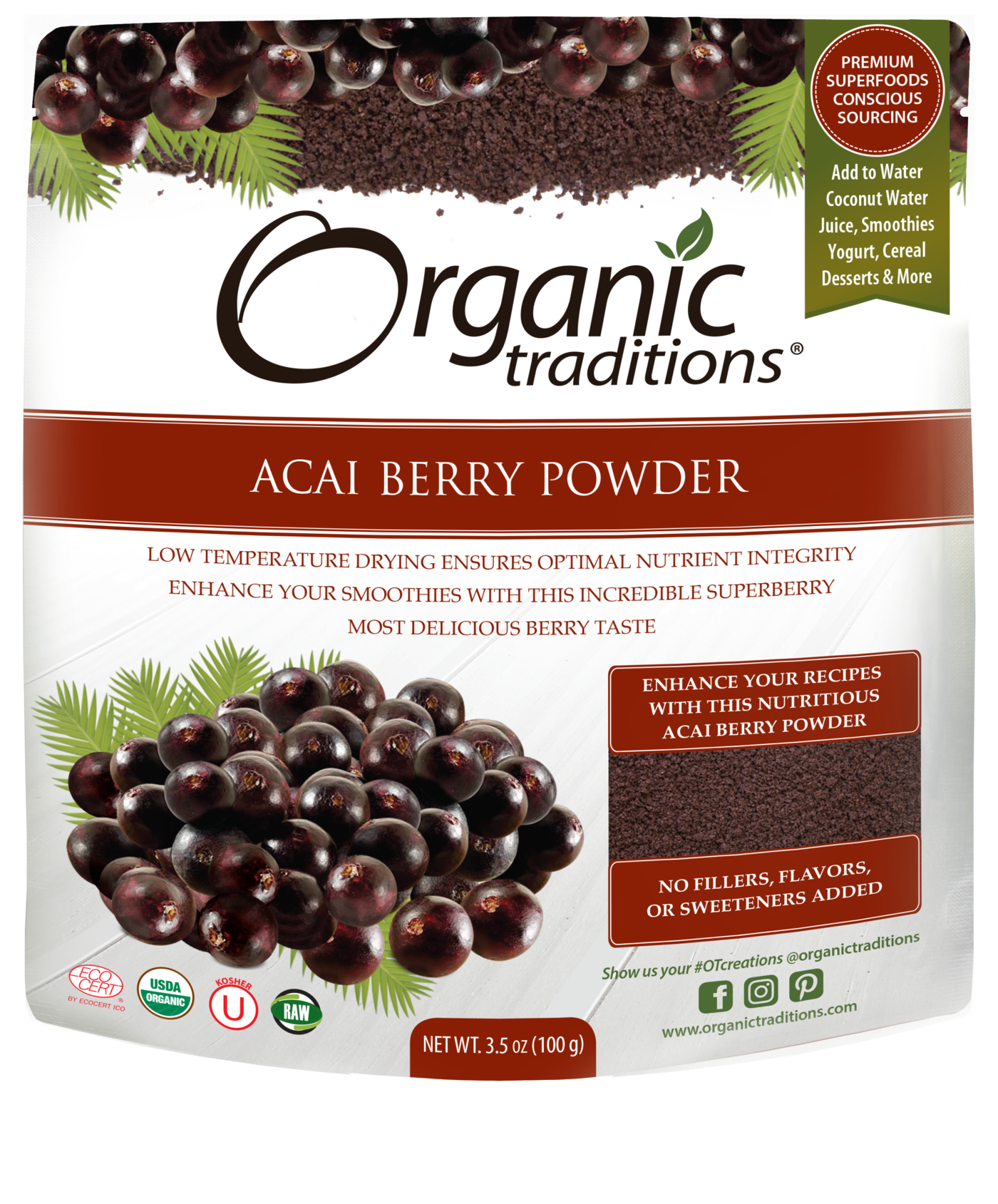 Organic Traditions - Acai Powder