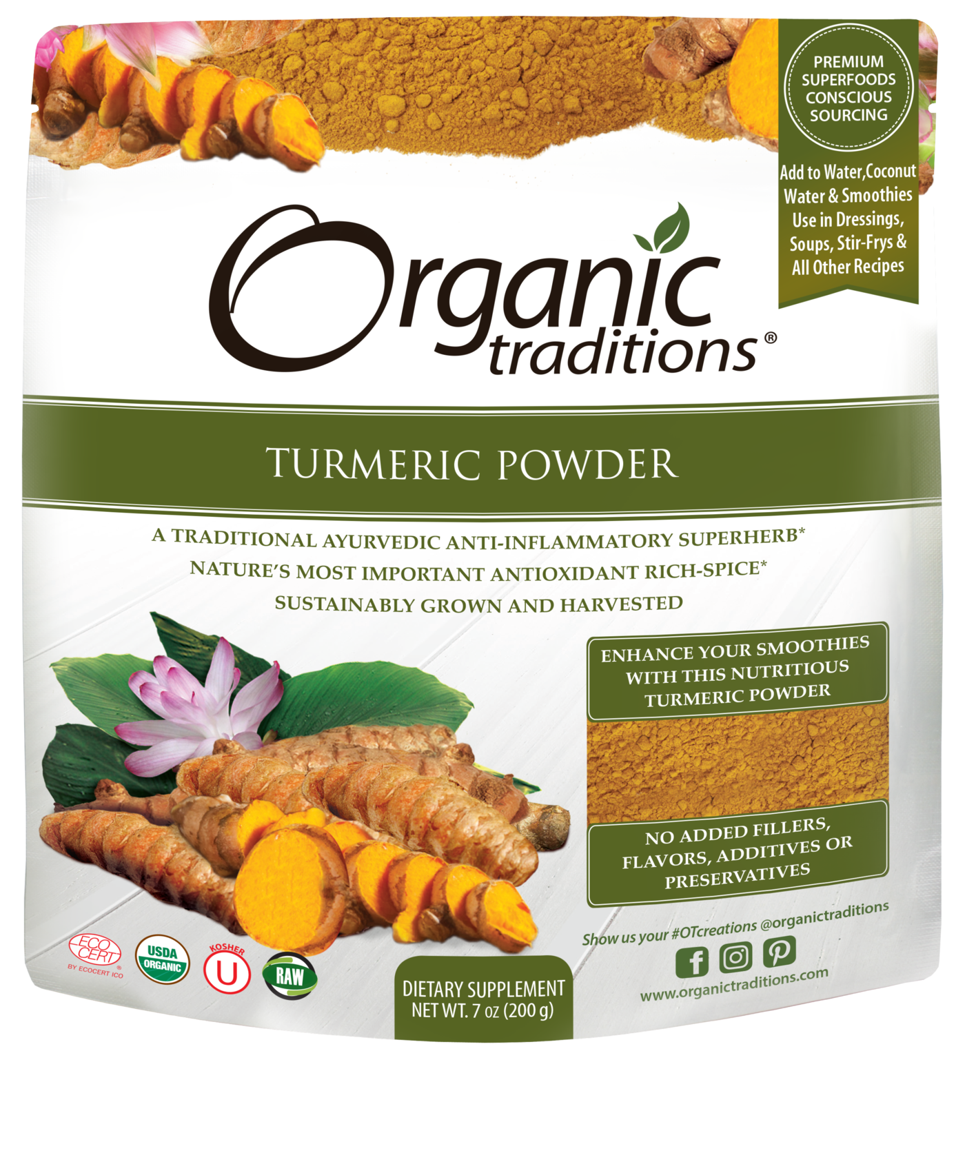 Organic Traditions - Turmeric Powder