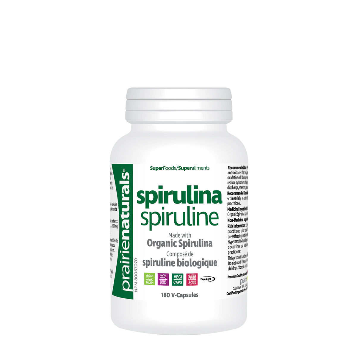 Prairie Naturals - Spirulina Tablets