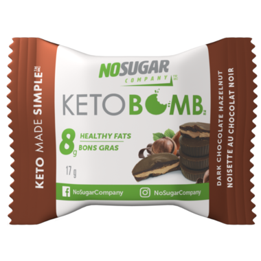 No Sugar Keto Bomb - Dark Chocolate Hazelnut