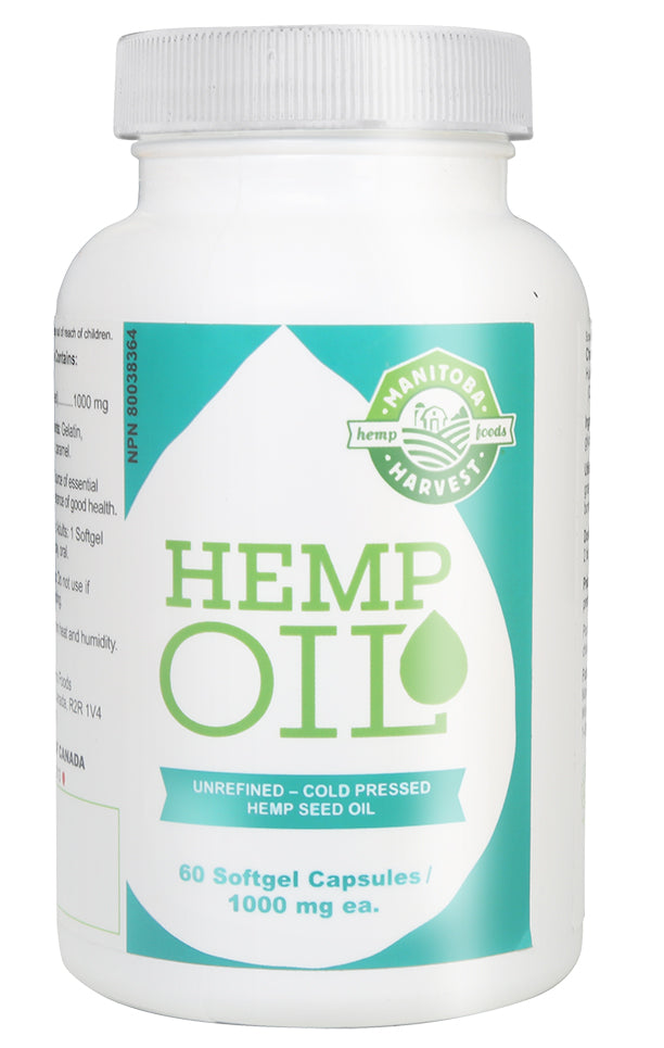 Manitoba Harvest - Hemp Oil Soft Gels 60sg