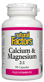 Natural Factors - Calcium Magnesium 2:1 Plus Vitamin D3
