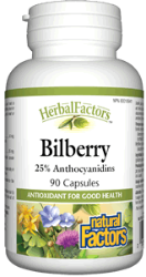 Natural Factors Bilberry