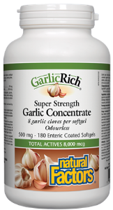 Natural Factors Super Strength Garlic Concentrate