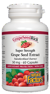 Natural Factors Super Strength Grape Seed Extract