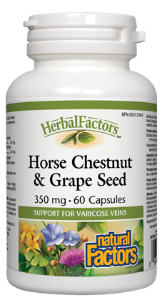 Natural Factors Horse Chestnut & Grape Seed