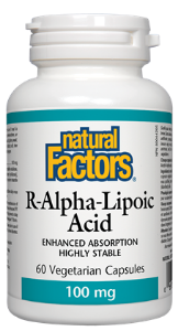 Natural Factors R-Alpha-Lipoic-Acid 100mg