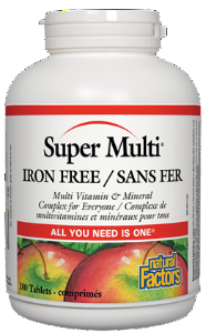 Natural Factors - Super Multi Iron Free